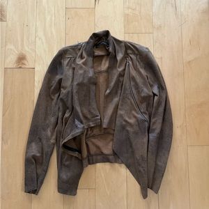 Zara Brown Leather Jacket
